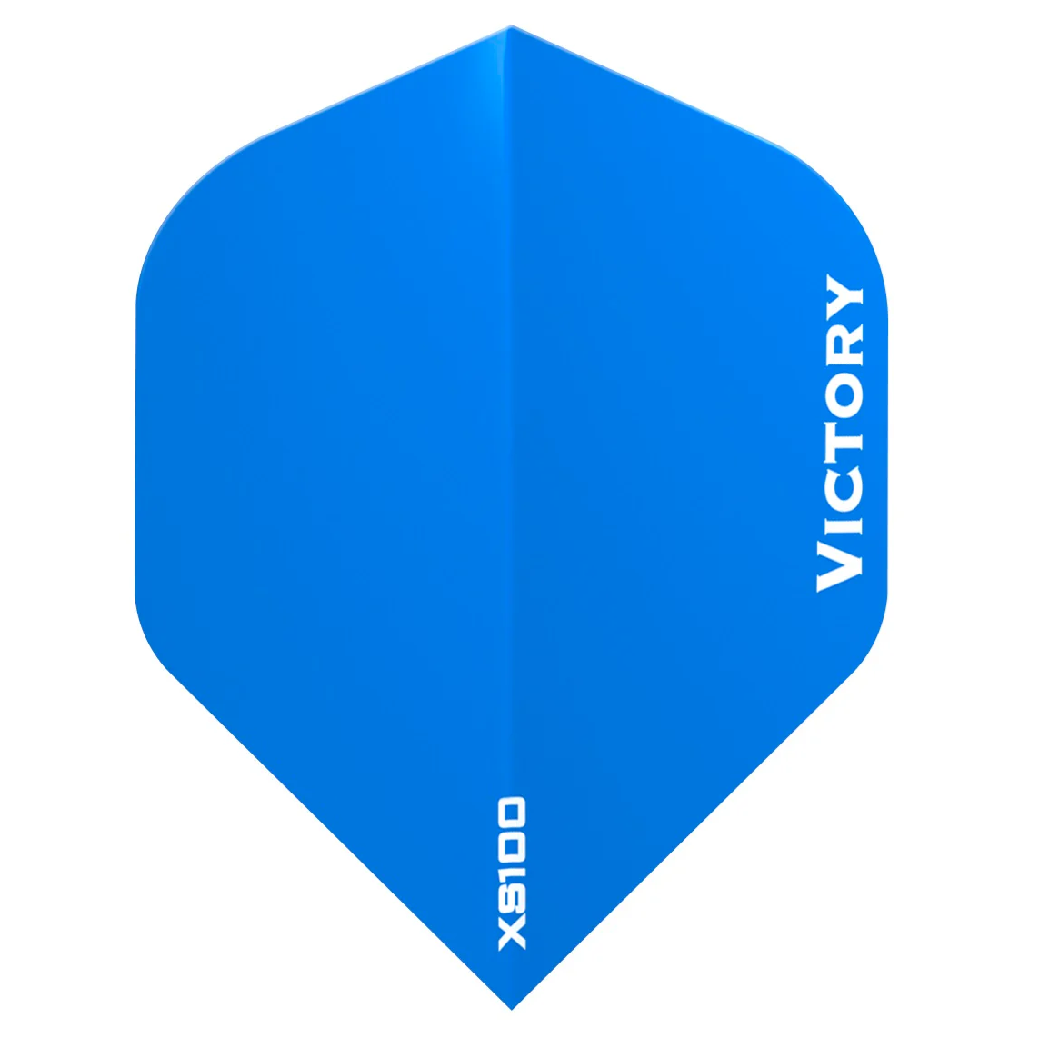 Victory XS100 Vista Dart Flights, Blue, No 2 Shape, 100 Micron