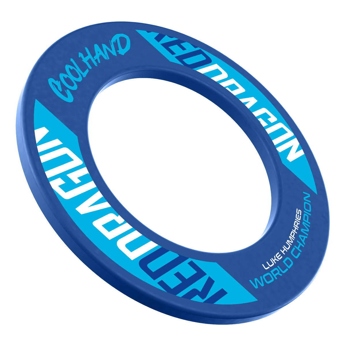 Luke Humphries World Champion Dartboard Surround by Red Dragon