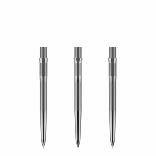 Caliburn Evo Smooth 28mm Steel Dart Points, Silver