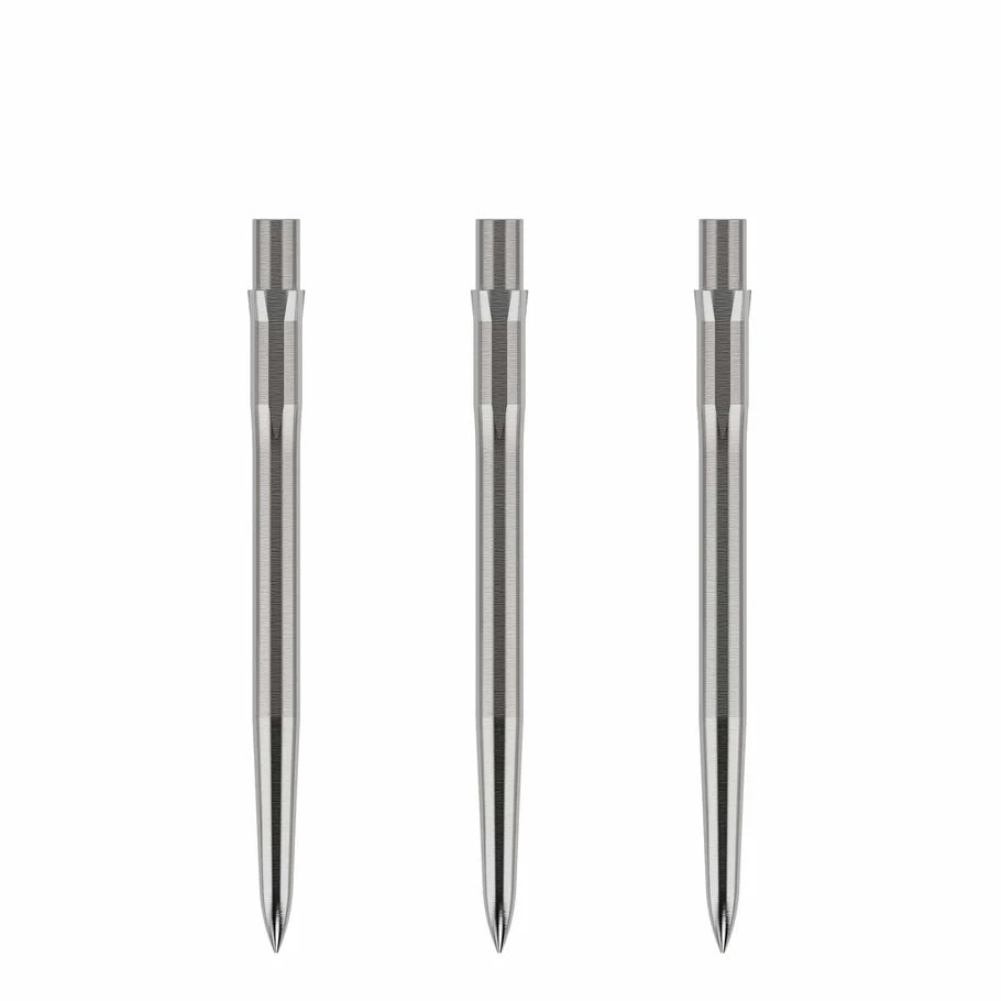 Caliburn Evo Smooth 32mm Steel Dart Points, Silver