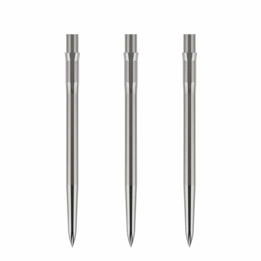 Caliburn Evo Smooth 36mm Steel Dart Points, Silver