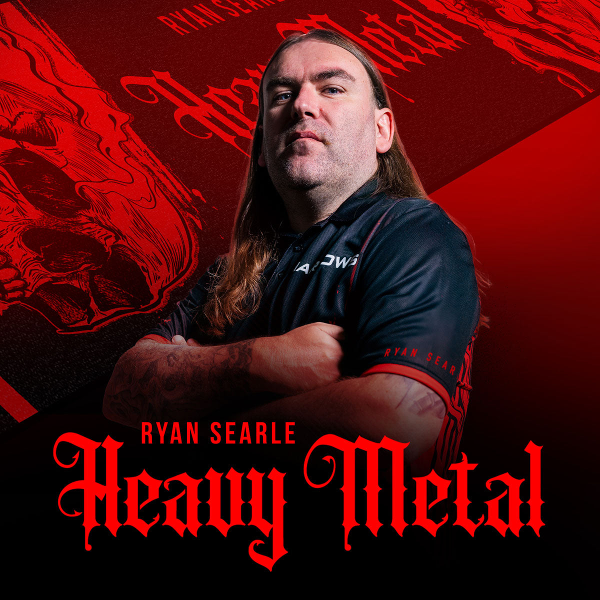 Harrows Ryan Searle Heavy Metal Dart Mat