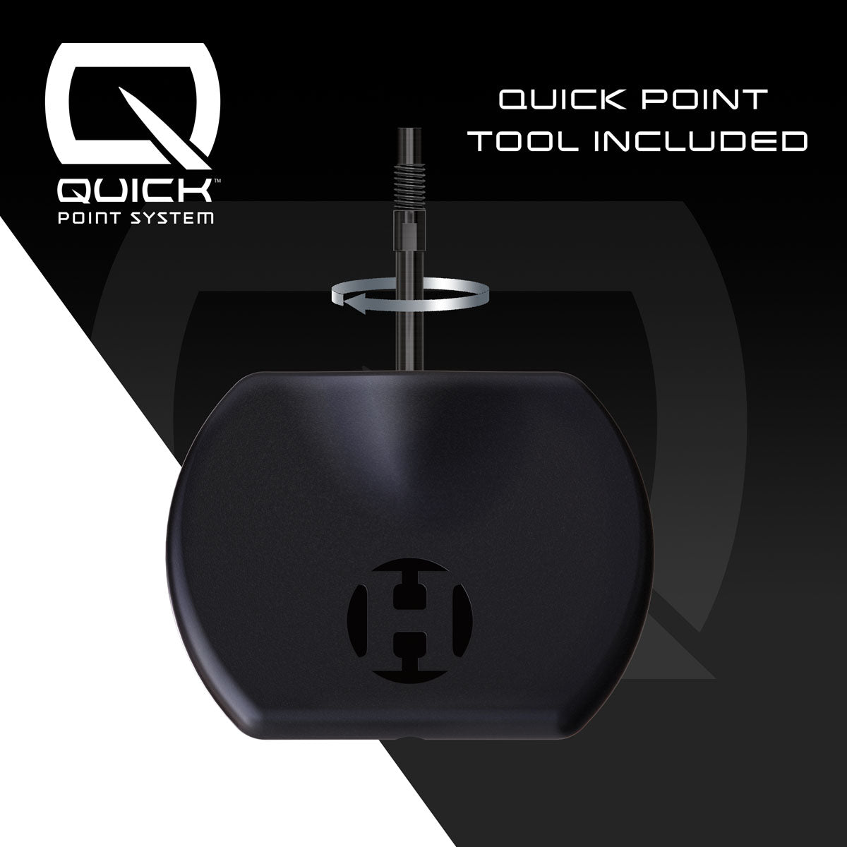 Harrows Supergrip Black Edition Quick Point 90% Tungsten Steel Tip Darts