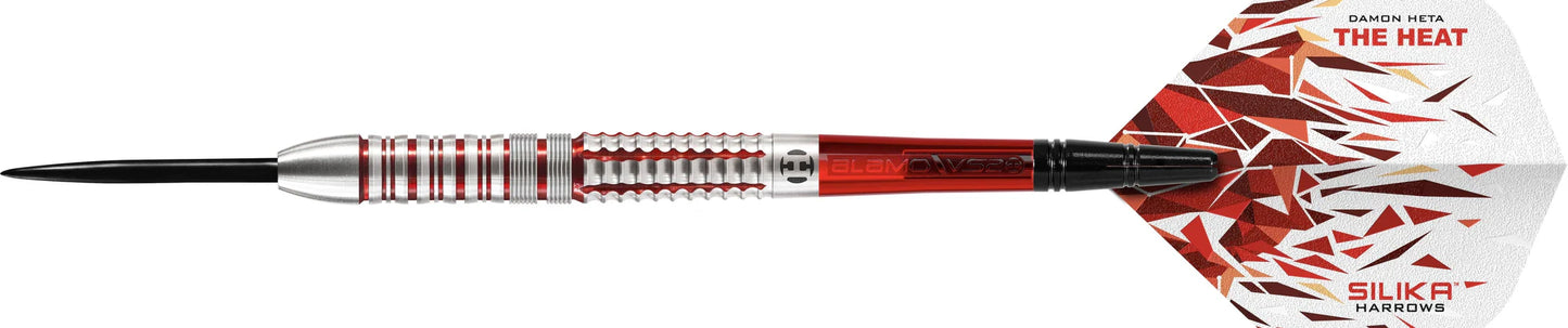 Harrows Damon Heta The Heat V2 Steel Tip Darts, 90% Tungsten