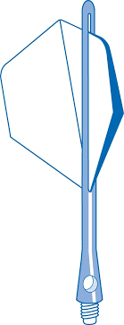 Unicorn Slikstik Aluminium Shafts, Natural, Side Loading, Medium Length