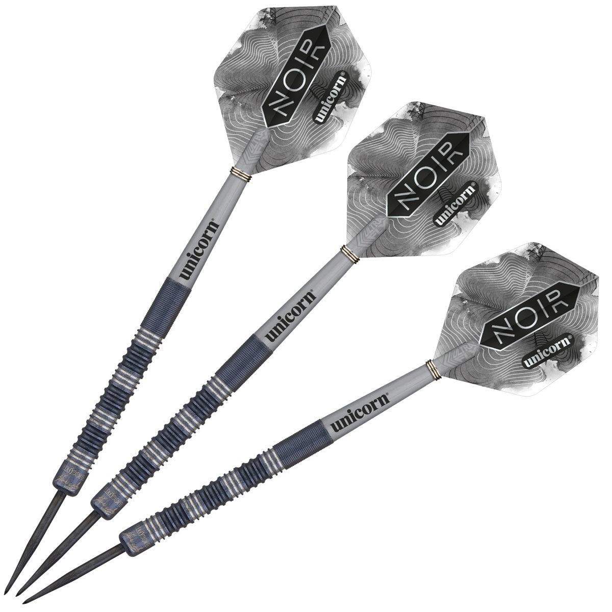 James Wade Noir 90% Tungsten Steel Tip Darts by Unicorn