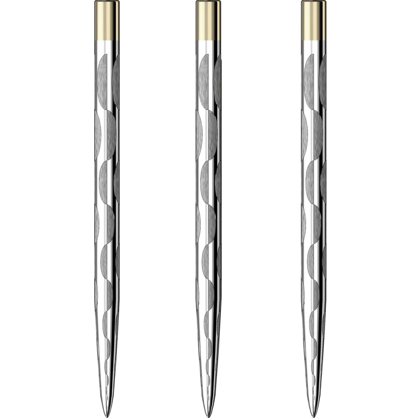 Mission Laser Plus - Steel Tip - Lasered Spare Points - Solid Arc - Silver