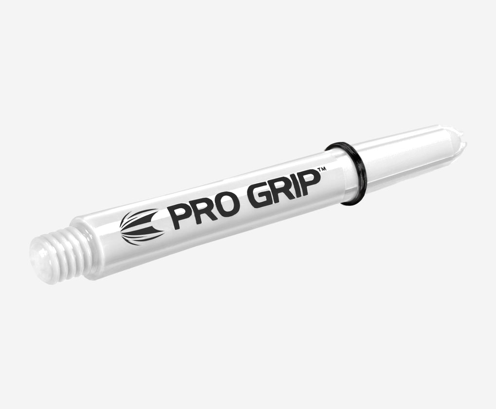 Target Pro Grip Dart Shafts, White, Short Length