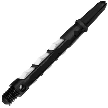 Rebel Polycarbonate Darts Shafts, Black, Medium Length
