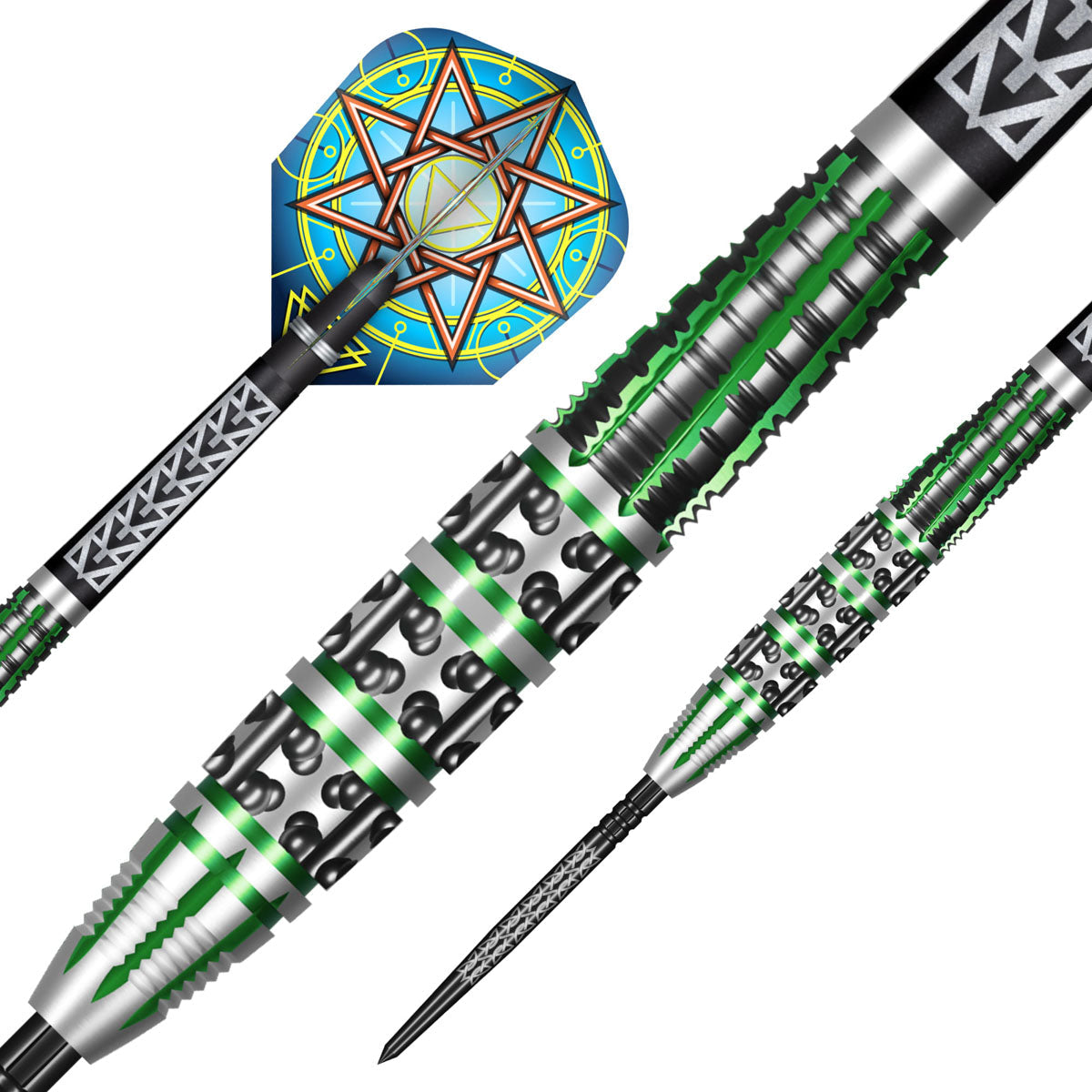 Shot Celt Druid Turbo Point 90% Tungsten Steel Tip Darts