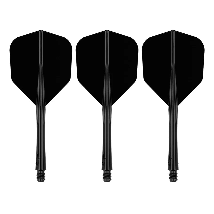 Caliburn SUP Lite Moulded Dart Flights, Standard No6, Black