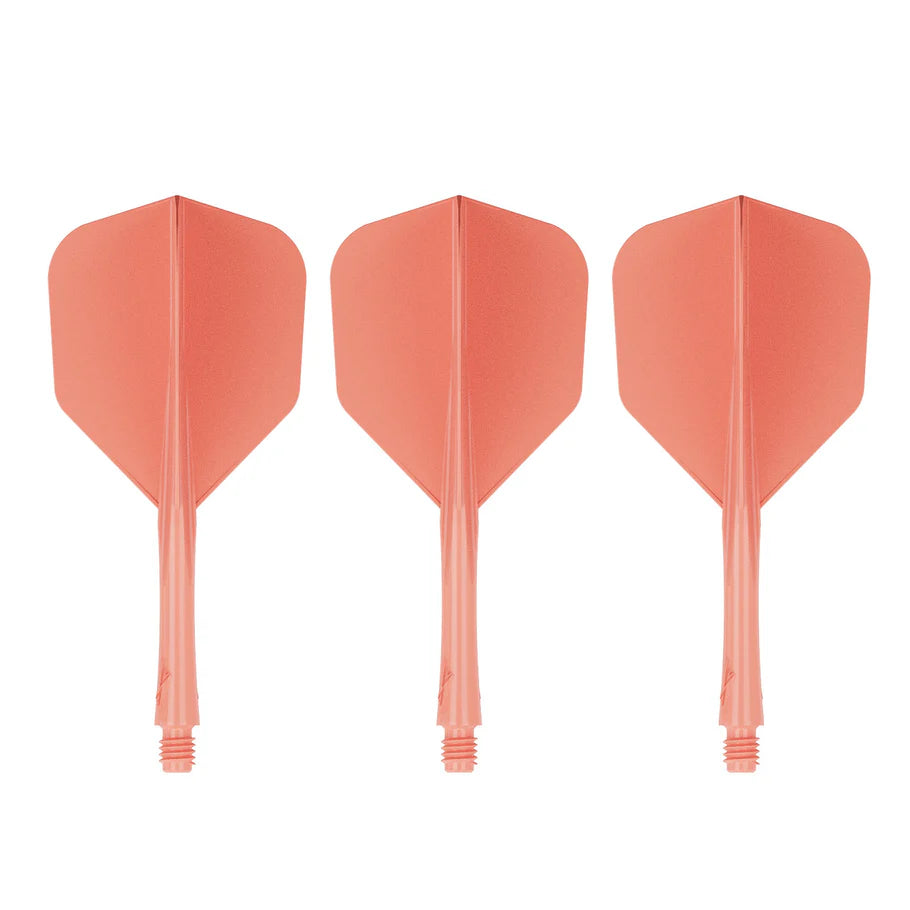 Caliburn SUP Lite Moulded Dart Flights, Standard No6, Tangerine Orange