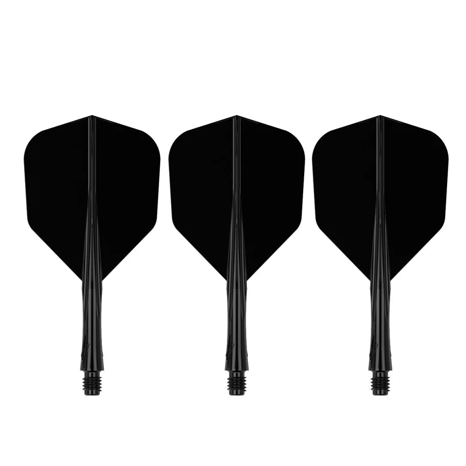 Caliburn SUP Lite Moulded Dart Flights, Standard No6, Black