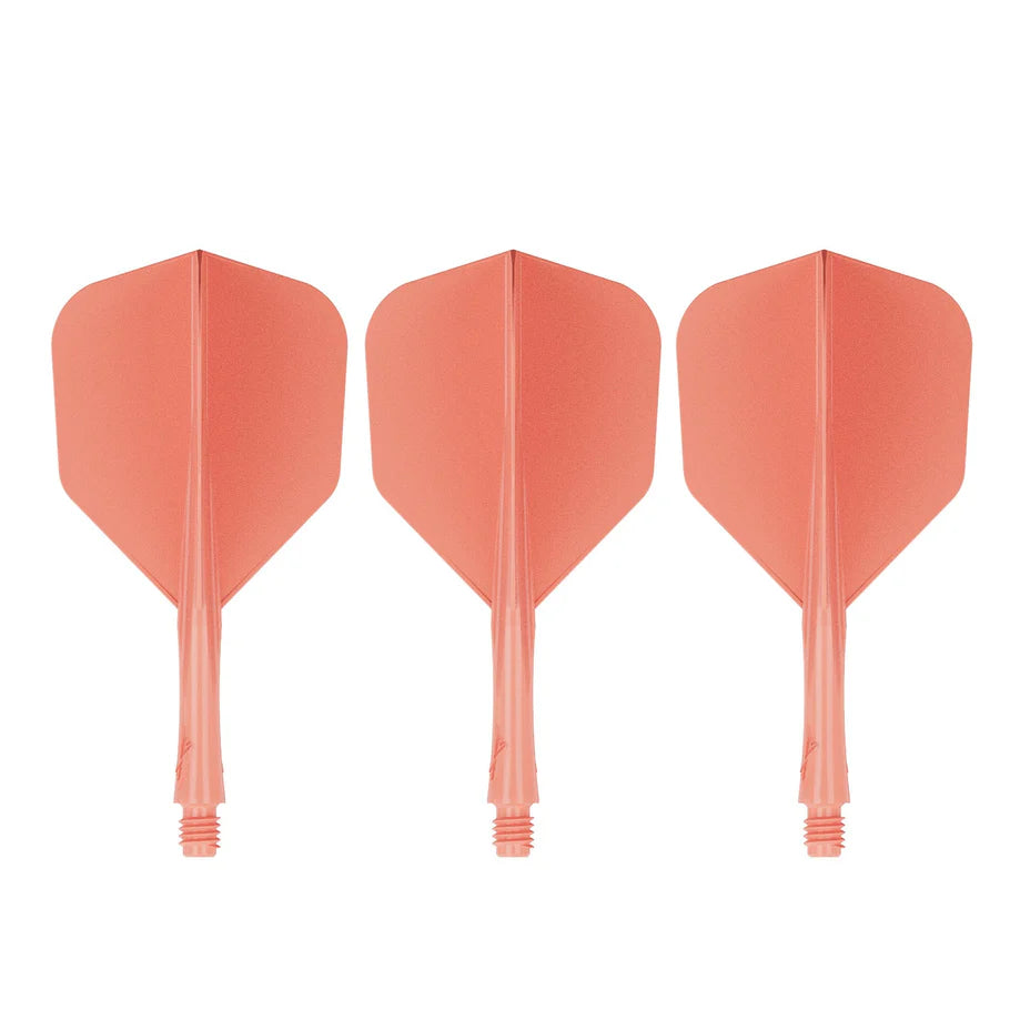 Caliburn SUP Lite Moulded Dart Flights, Standard No6, Tangerine Orange