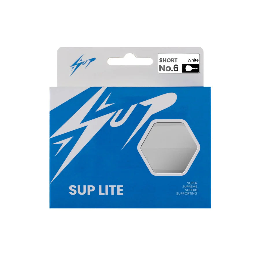 Caliburn SUP Lite Moulded Dart Flights, Standard No6, White