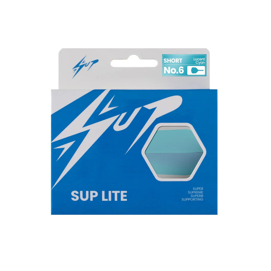 Caliburn SUP Lite Moulded Dart Flights, Standard No6, Lucent Cyan Blue