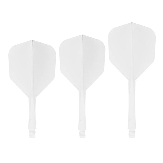 Caliburn SUP Lite Moulded Dart Flights, Standard No6, White