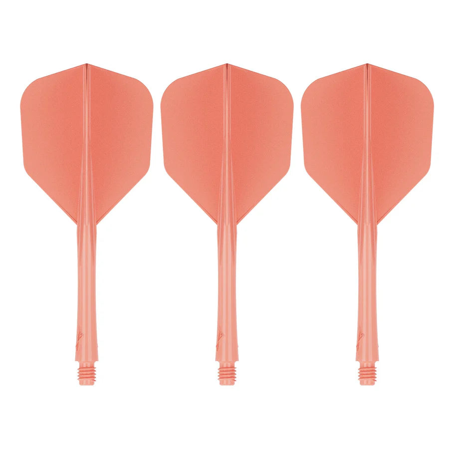 Caliburn SUP Lite Moulded Dart Flights, Standard No6, Tangerine Orange