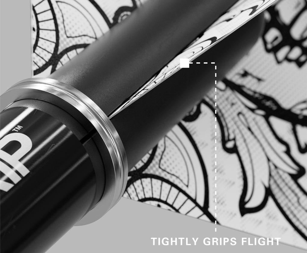 Target Pro Grip Dart Shafts, Black, Intermediate Length