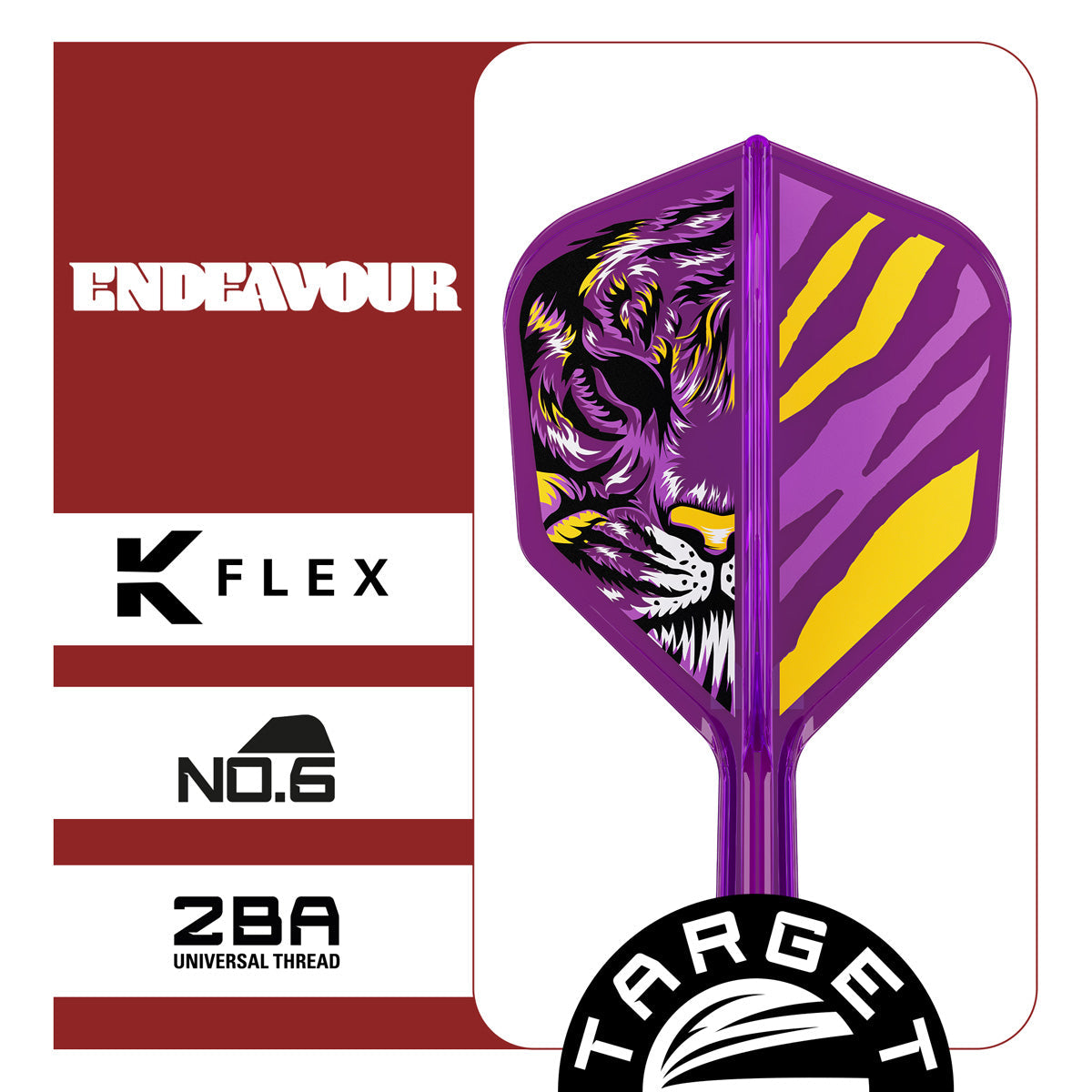 Target Japan Kasumi Sato Endeavour No6 K-Flex Integrated Flights & Shafts