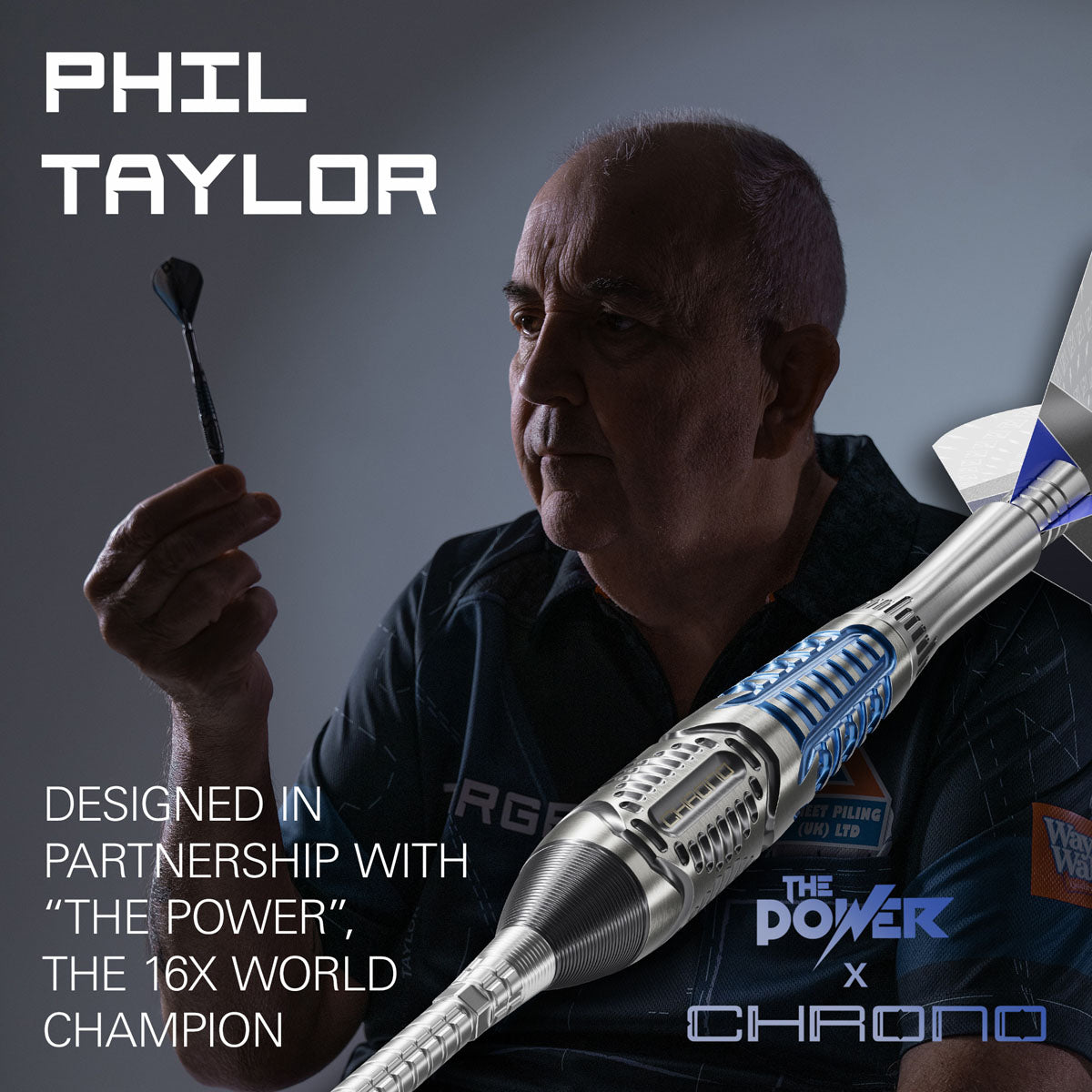 Target Phil Taylor Power Chrono Swiss Point 95% Tungsten Steel Tip Darts