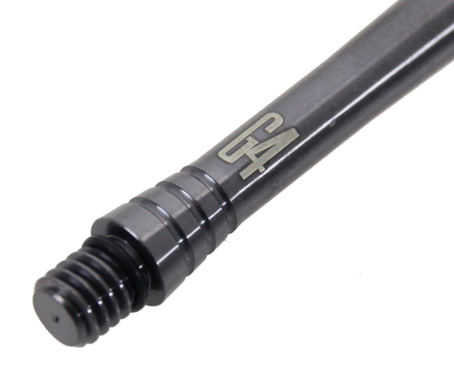 Power G4 Titanium Dart Shafts, Black and Gray, Medium Length