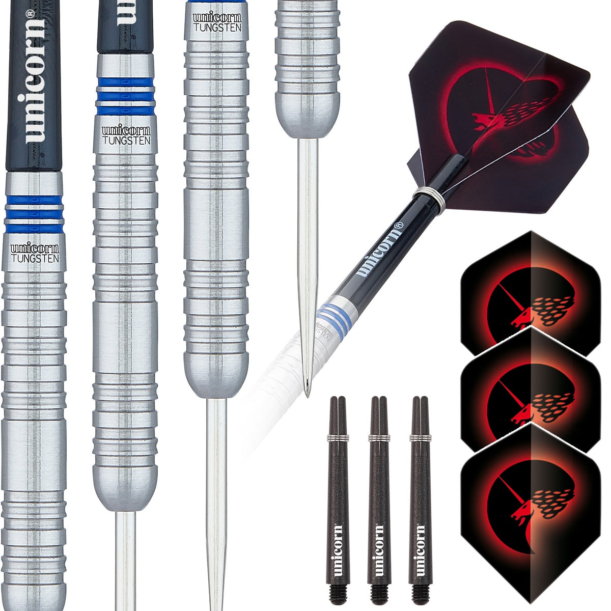 Core Tungsten Style 1 Steel Tip Darts by Unicorn