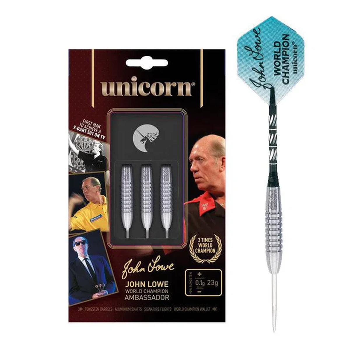 John Lowe Tungsten World Champion Ambassador Darts by Unicorn