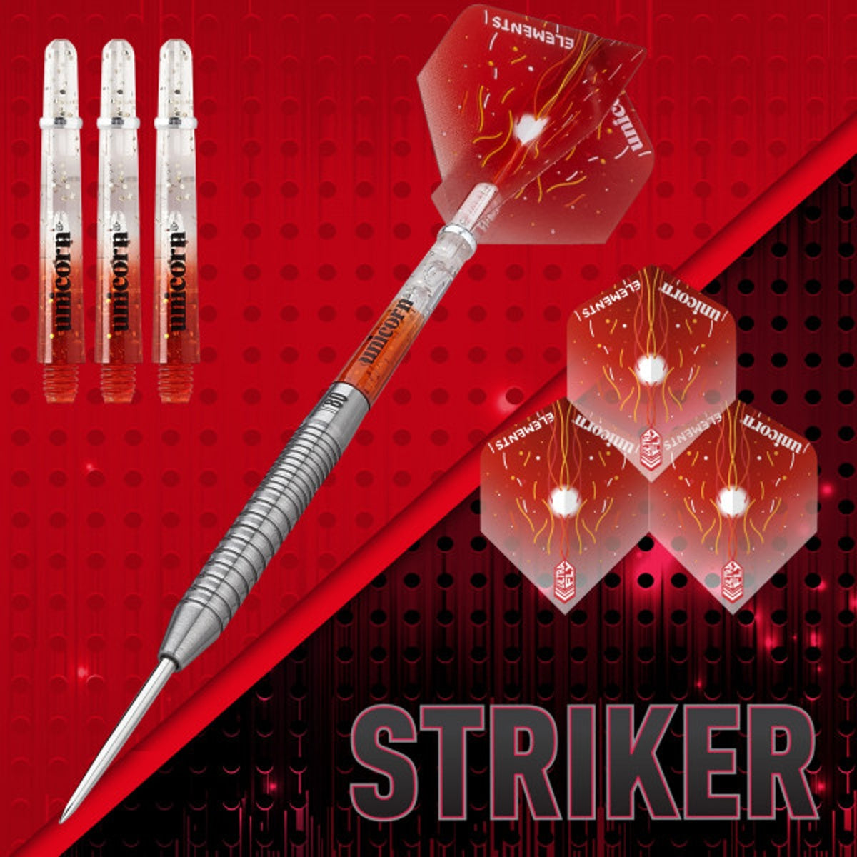 Unicorn Striker Type 1 80% Tungsten Steel Tip Darts