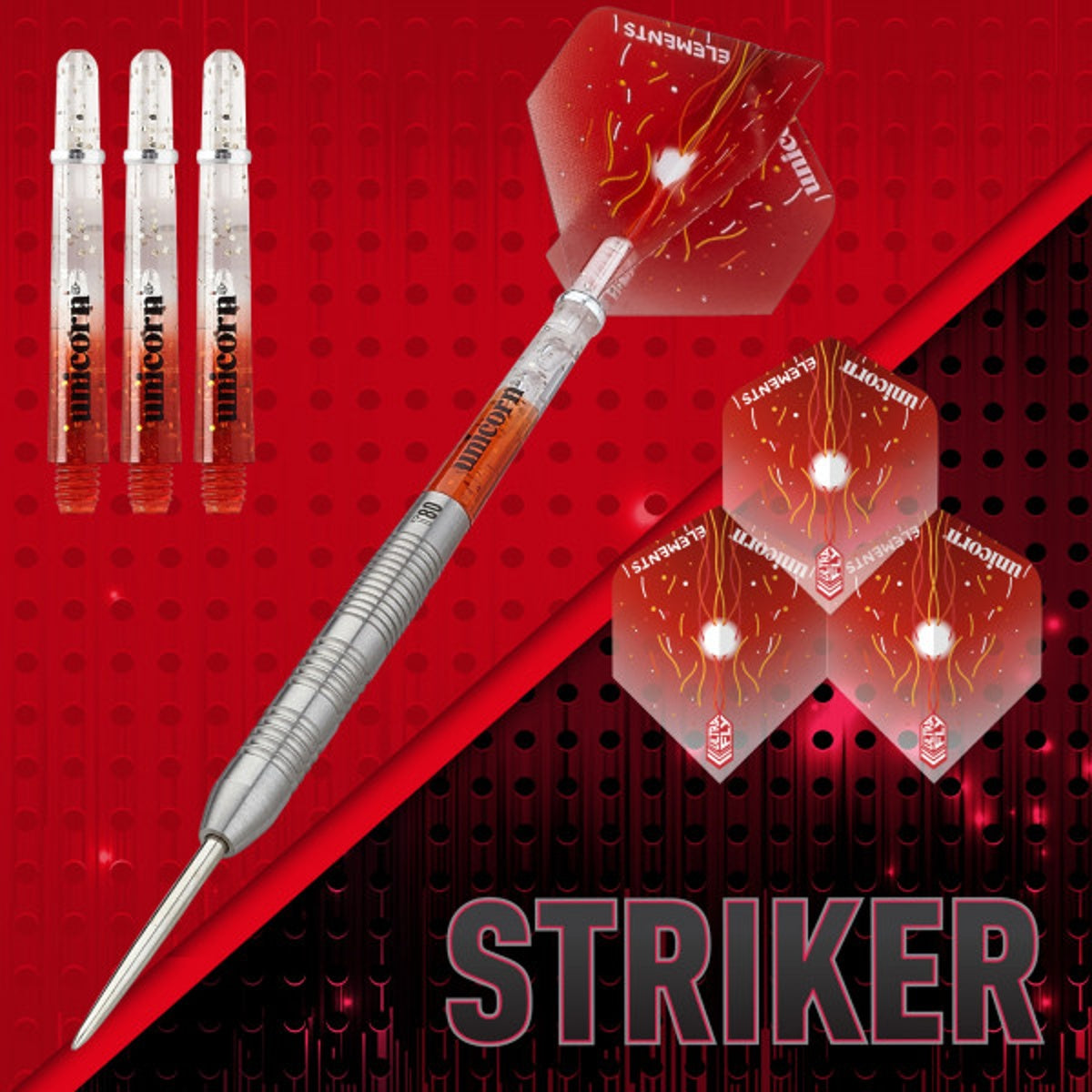 Unicorn Striker Type 3 80% Tungsten Steel Tip Darts