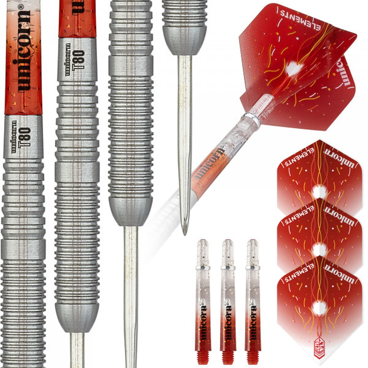 Unicorn Striker Type 6 80% Tungsten Steel Tip Darts