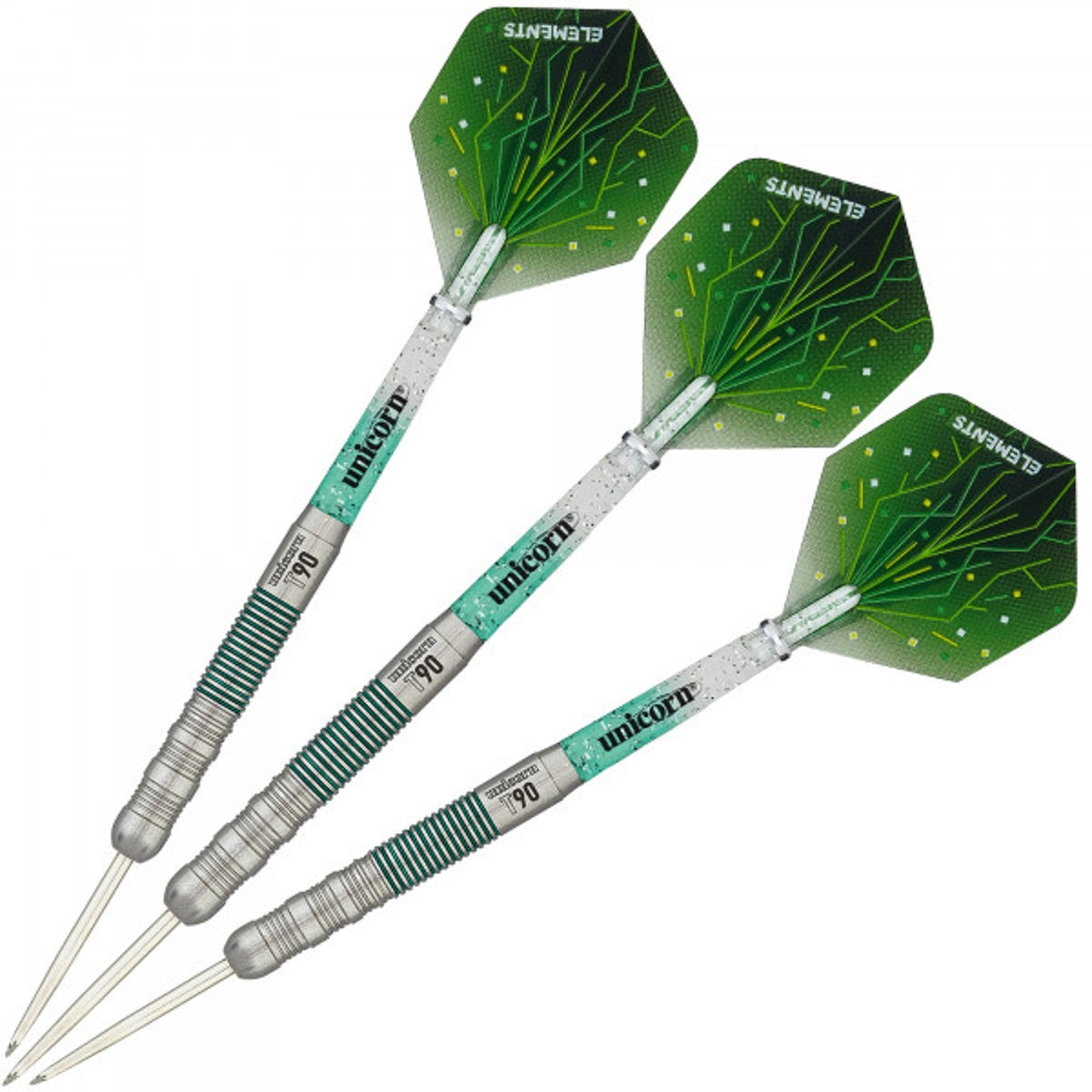 Unicorn T90 Type 1 Core XL Green 90% Tungsten Steel Tip Darts
