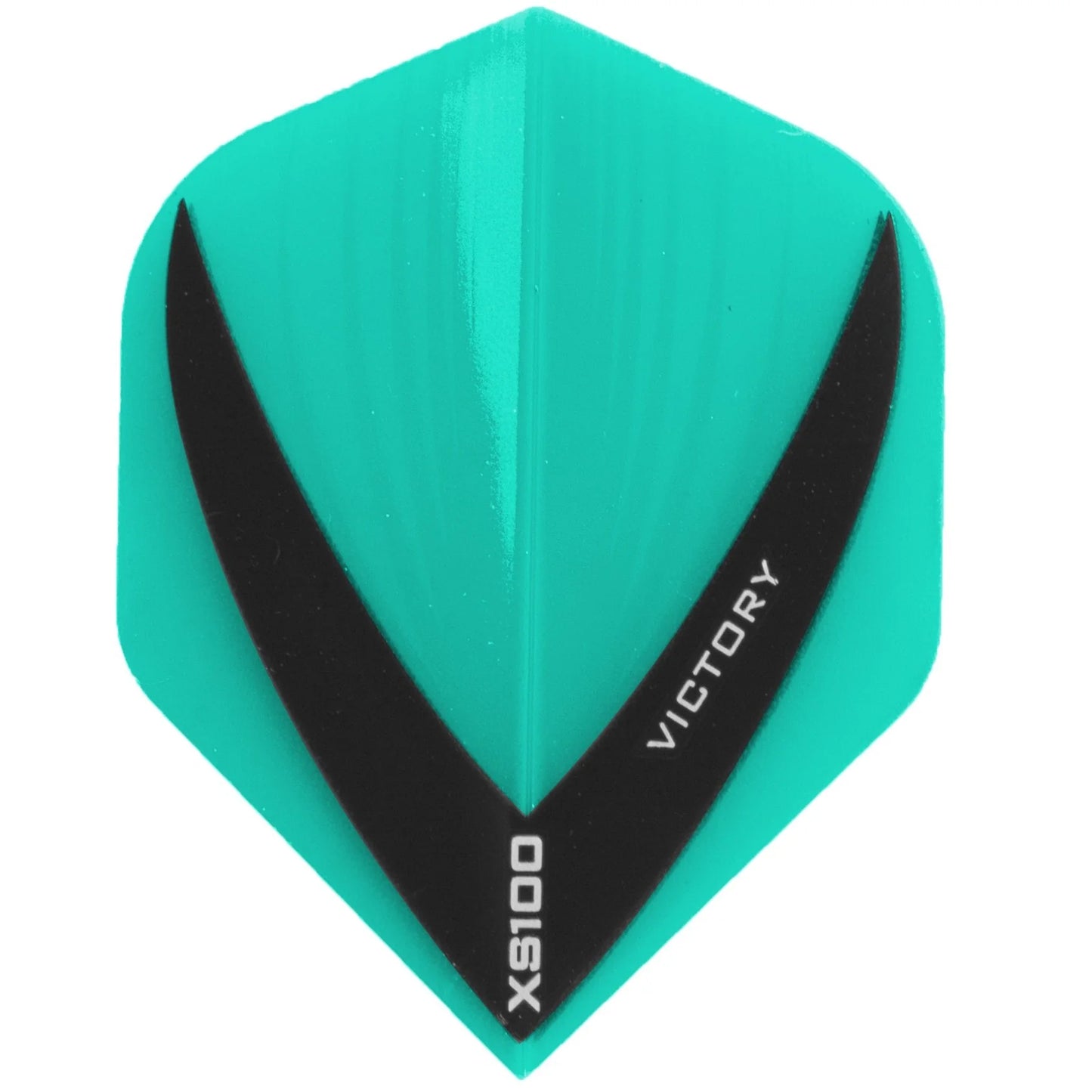 Victory Vista-R Darts Flights, Jade, No 2 Shape, 100 Micron