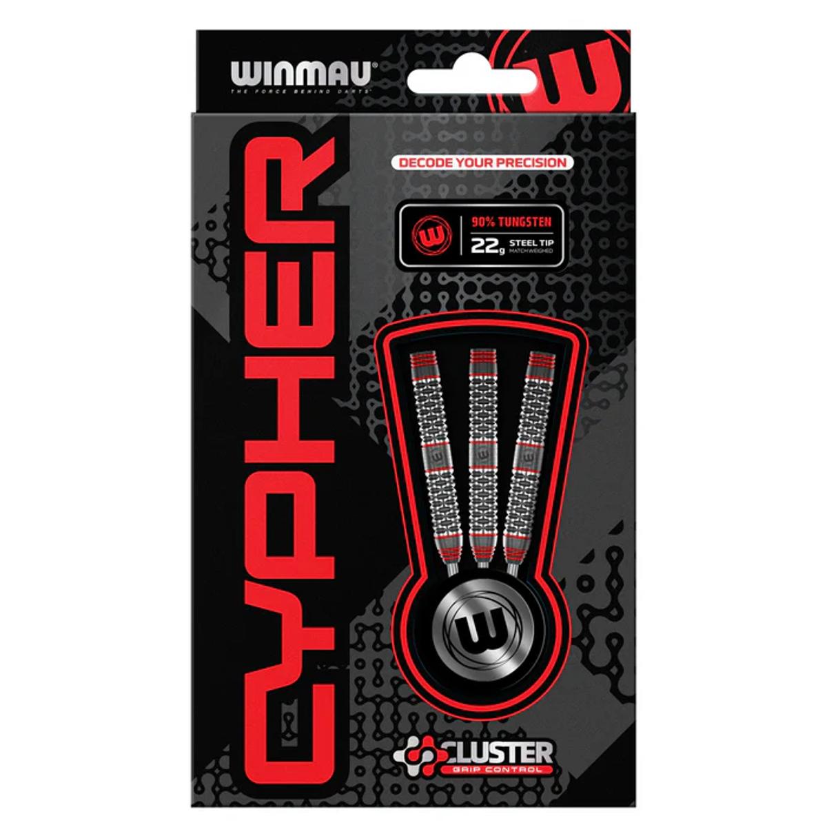 Cypher 90% Tungsten Steel Tip Darts by Winmau