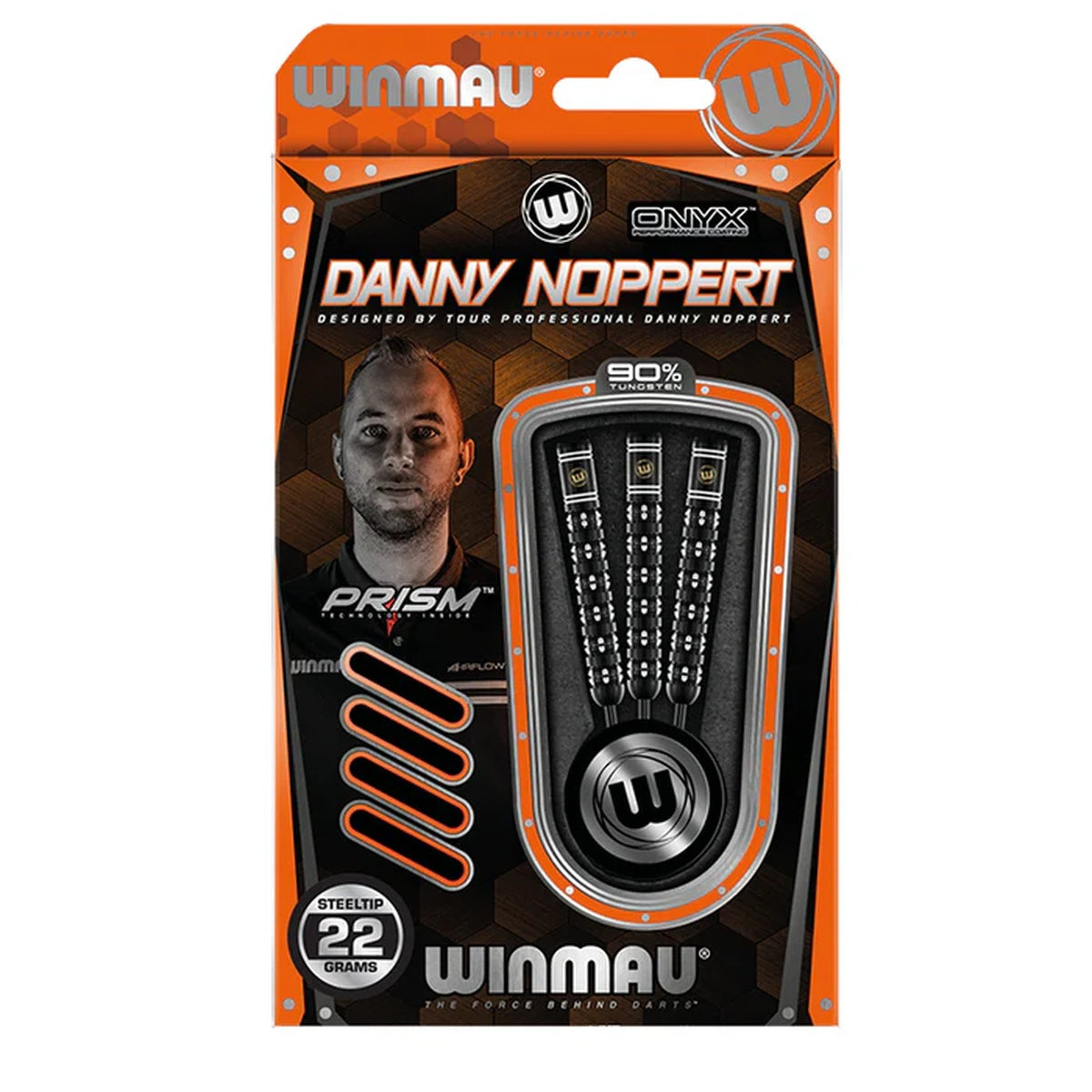 Danny Noppert Freeze Edition 90% Tungsten Steel Tip Darts by Winmau