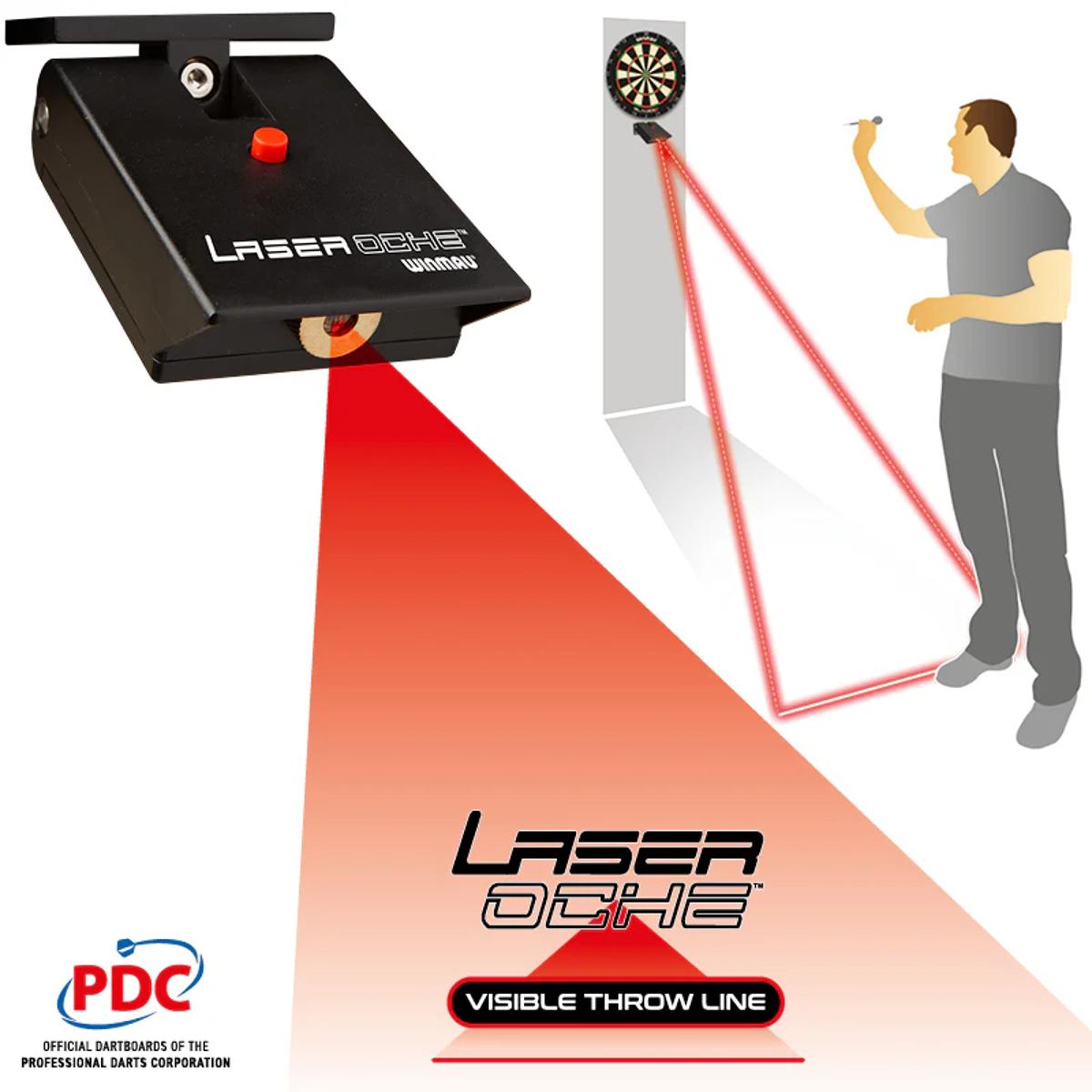 Winmau Laser Darts Throw Line / Toe Line / Oche