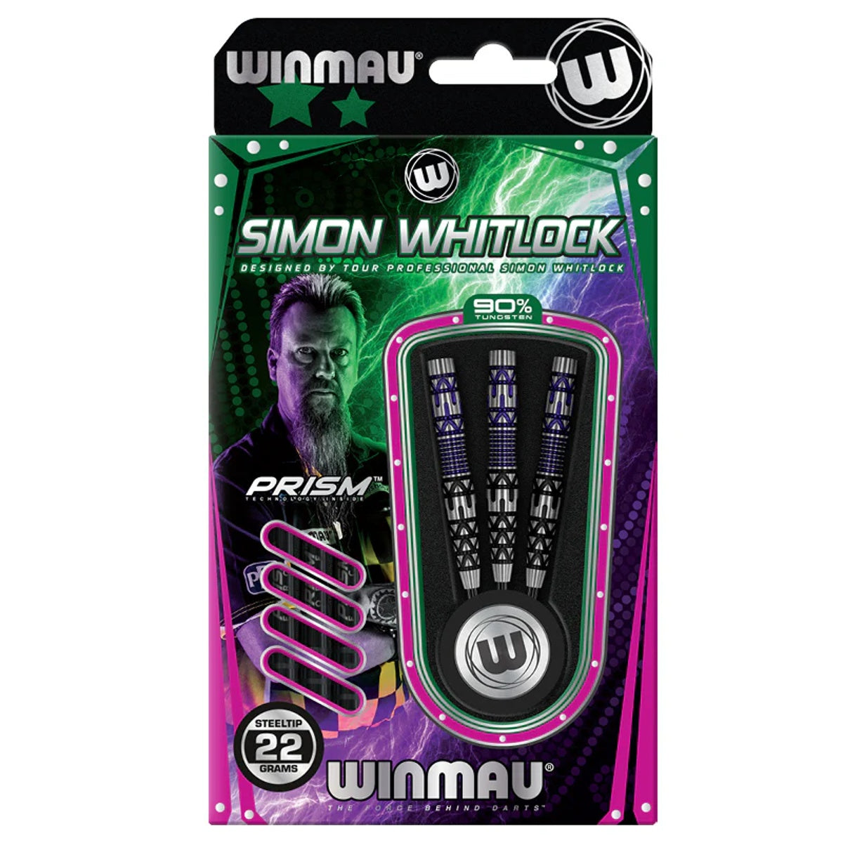 Simon Whitlock Special Edition 90% Tungsten Steel Tip Darts by Winmau