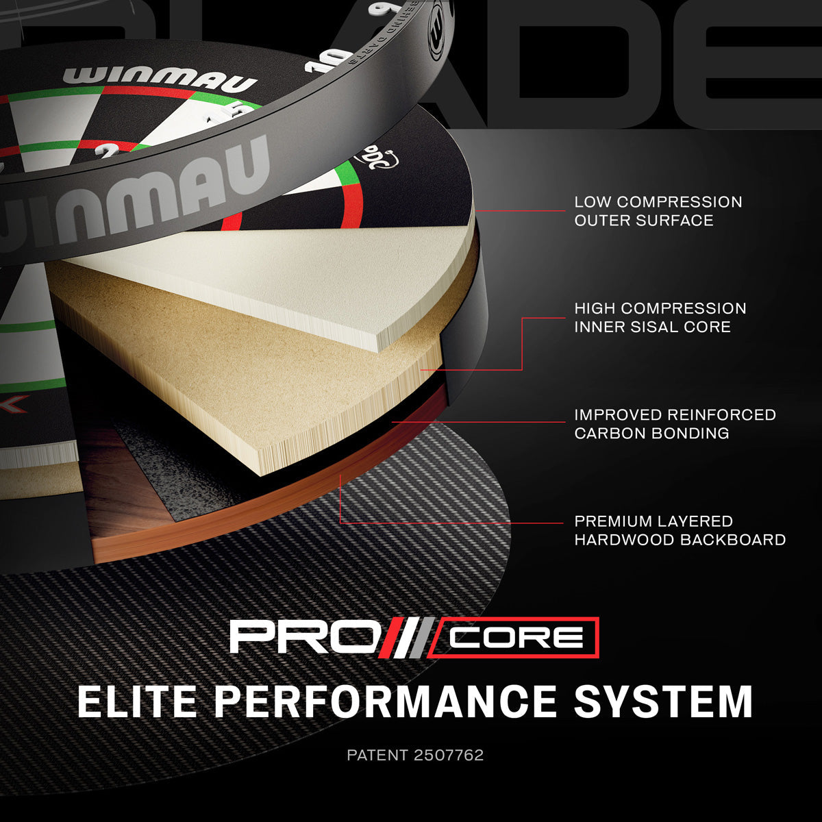 Winmau Blade X - Official PDC Dartboard