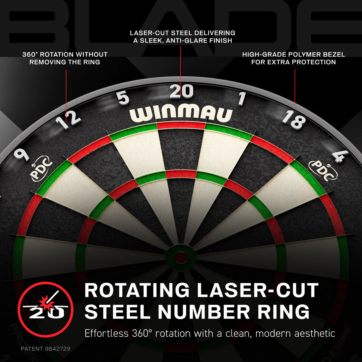 Winmau Blade X - Official PDC Dartboard