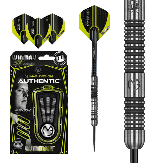 Michael Van Gerwen MVG Authentic 85% Tungsten Steel Tip Darts by Winmau