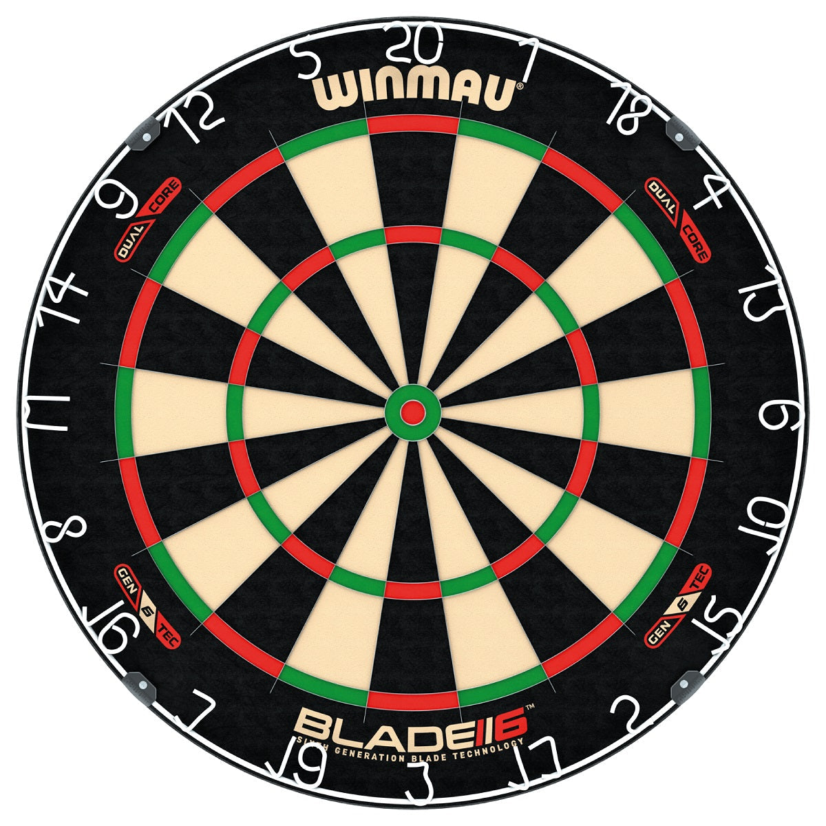 Blade 6 Dual Core Dartboard by Winmau