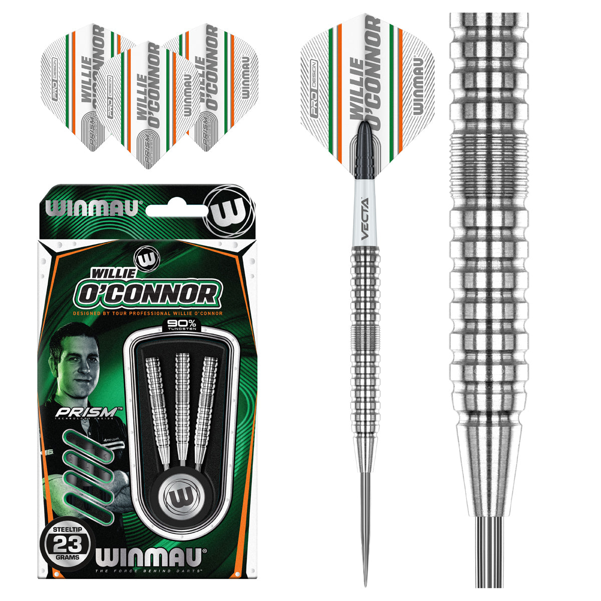 Willie O'Connor 90% Tungsten Steel Tip Darts by Winmau