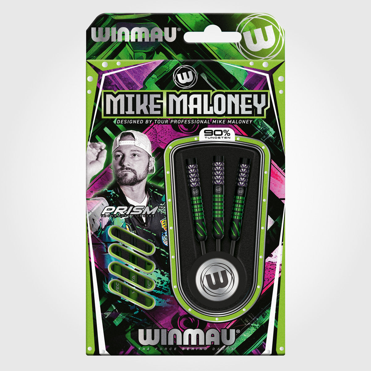 Winmau Mike Maloney 90% Tungsten Steel Tip Darts