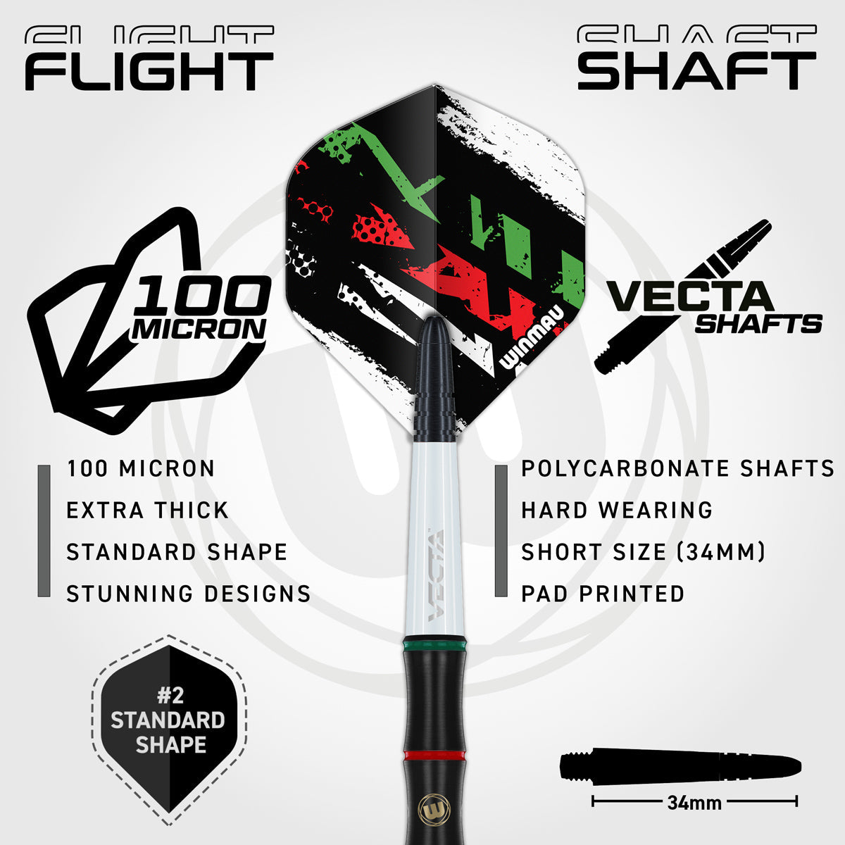 Winmau Peter Wachiuri 90% Tungsten Steel Tip Darts