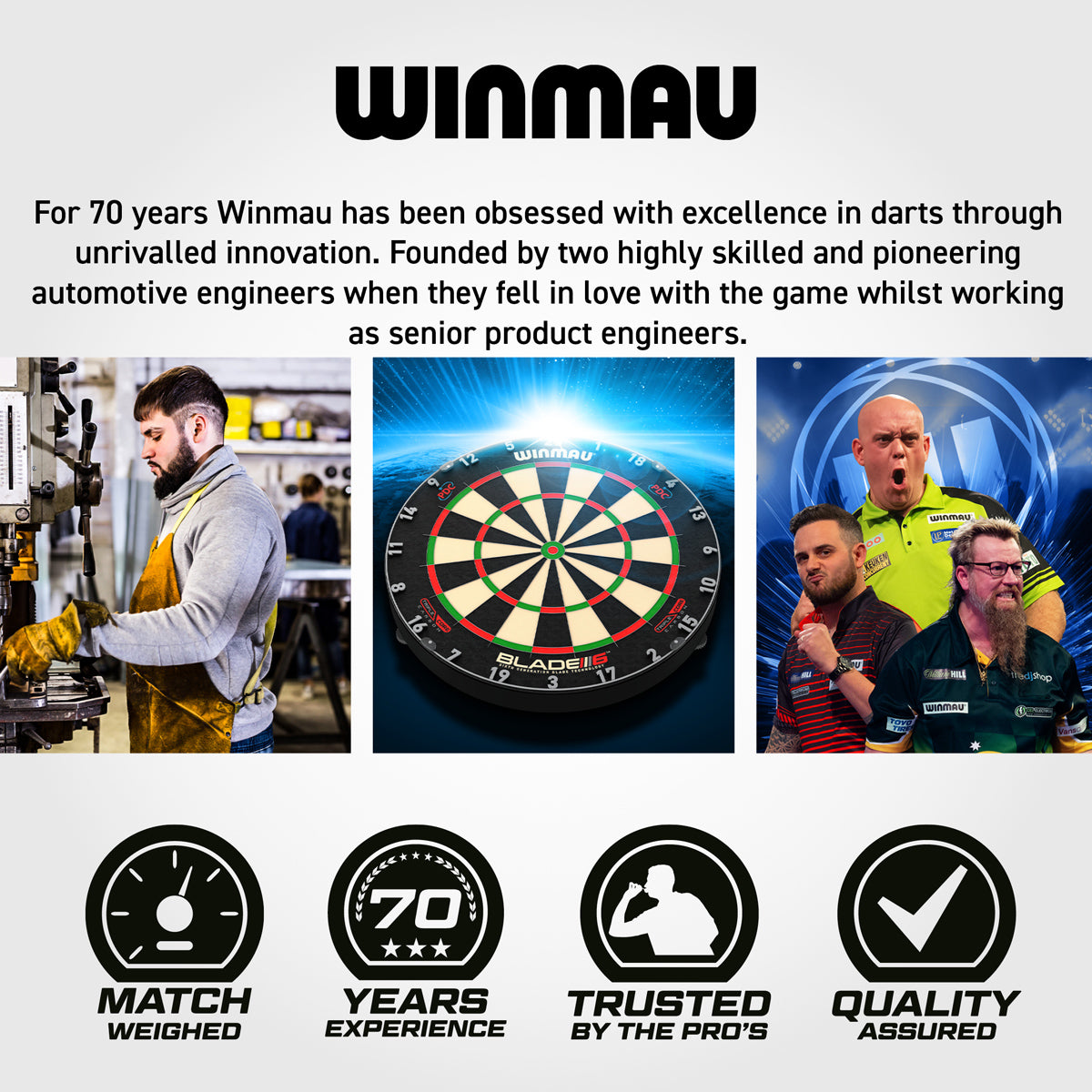Winmau Peter Wachiuri 90% Tungsten Steel Tip Darts
