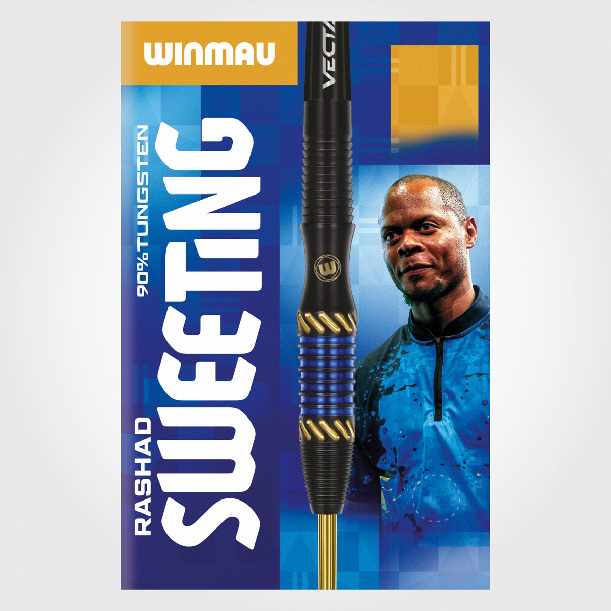 Winmau Rashad Sweeting 90% Tungsten Steel Tip Darts