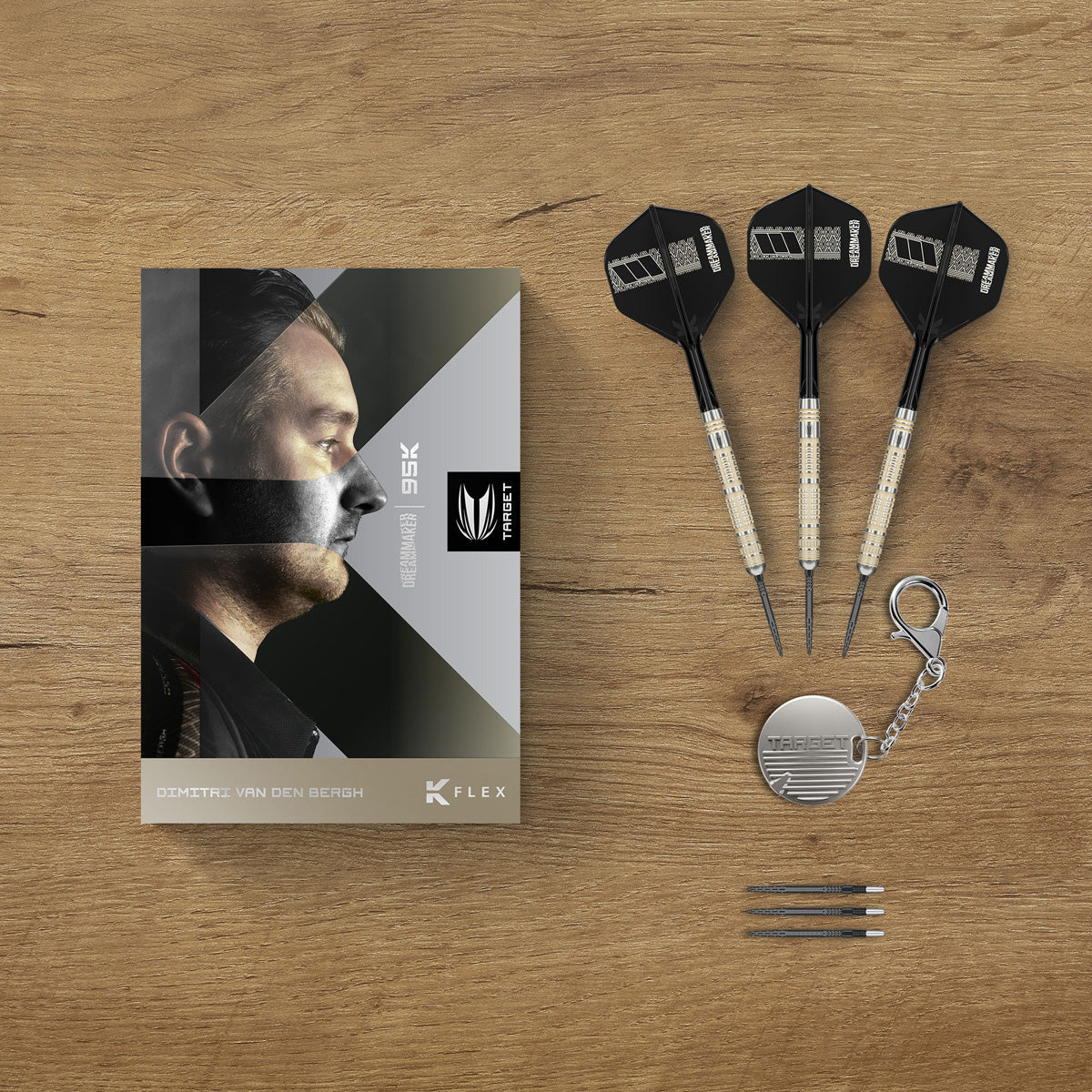 Target Dimitri Van den Bergh 95K 95% Tungsten SP Steel Tip Darts