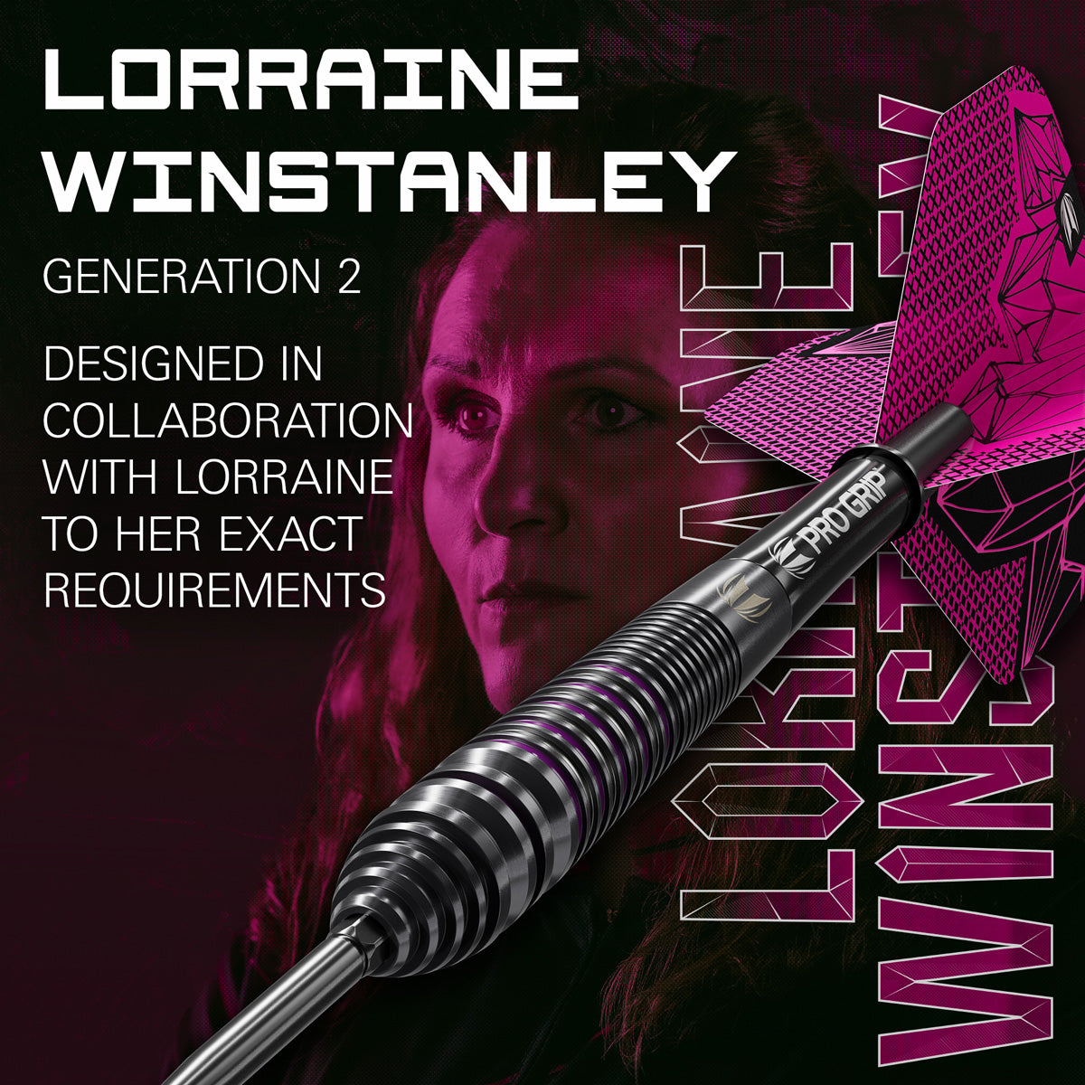 Target Lorraine Winstanley G2 90% Tungsten SP Steel Tip Darts