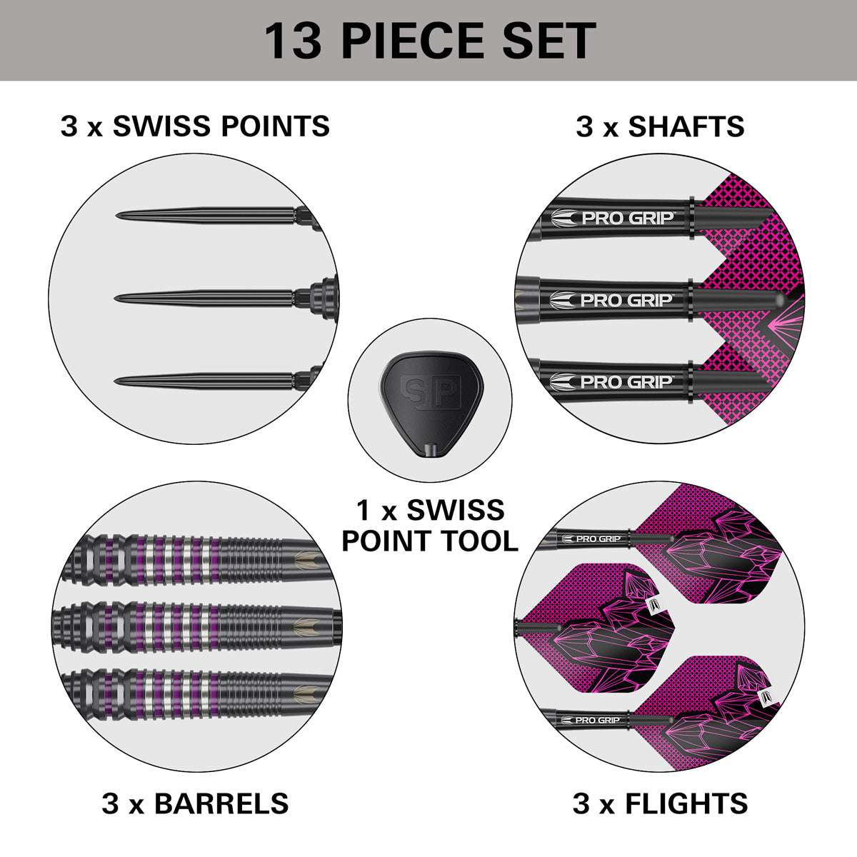 Target Lorraine Winstanley G2 90% Tungsten SP Steel Tip Darts
