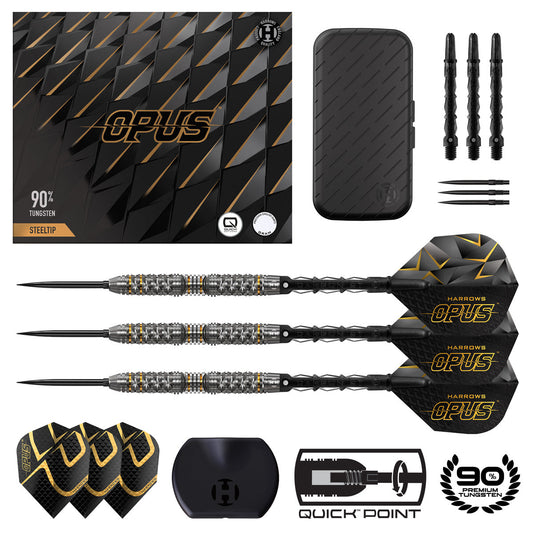 Harrows Opus 90% Tungsten QP Steel Tip Darts
